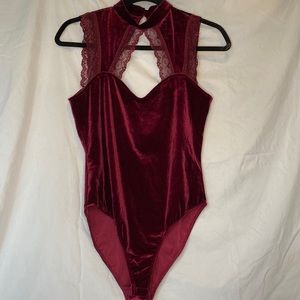 Beautiful velvet bodysuit